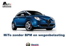 MiTo zonder BPM en wegenbelasting!