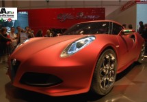 Alfa Romeo 4C te zien in Brescia bij de Mille Miglia