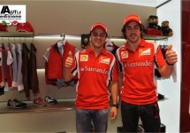 Alonso opent Ferrari Store in Barcelona