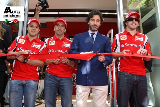 opening Ferrari Store Barcelona