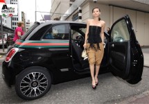 Fiat 500 by Gucci via London naar Goodwood