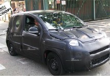 Nieuwe Fiat Panda 2011 doet eerste testrit op de weg