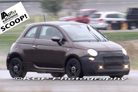 Fiat 500 EV scoop