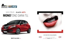 Flitsende campagne voor de Lancia Ypsilon Black&Red