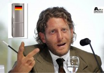 Lapo Elkann geeft college en noemt de Duitse auto de perfecte koelkast