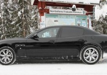 Nieuwe E-segment Maserati warmt zich op in de sneeuw