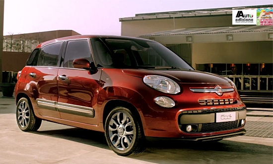 500L geneve Eerste bewegende beelden van de nieuwe Fiat 500L