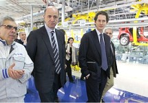 Minister Passera bezorgd over voortgang investeringen FIAT