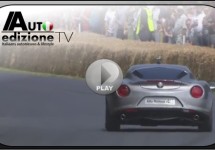 Eindelijk bewegende beelden Alfa Romeo 4C op Goodwood