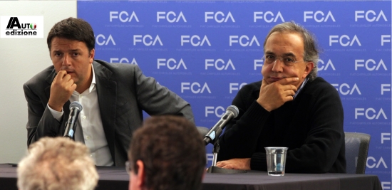 renzi marchionne detroit