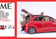 Fiat 500 symbool nieuwe economie op Time cover