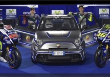 Abarth logo nu op de Yamaha van Valentino Rossi