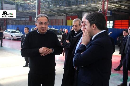 Marchionne Renzi mirafiori2