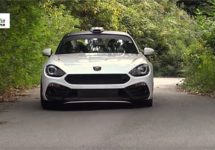 Abarth 124 R-GT warmt zich op voor Rally-wereld
