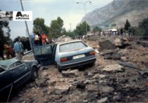 Resten Fiat Croma herinneren aanslag op Falcone 25 jaar geleden