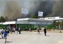 Grote brand bedreigde FCA motorenfabriek in Termoli