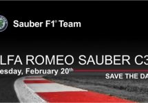 Presentatie F1 bolide Alfa Romeo Sauber C37 op 20 februari
