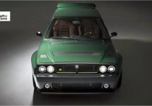 Lancia Delta Futurista is bijna sacrale remake