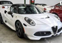 Alfa 4C ‘Quadrifoglio’ stijloefening bestaat