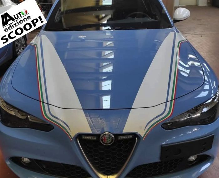 Alfa Romeo Giulia update alvast gespot bij de Polizia
