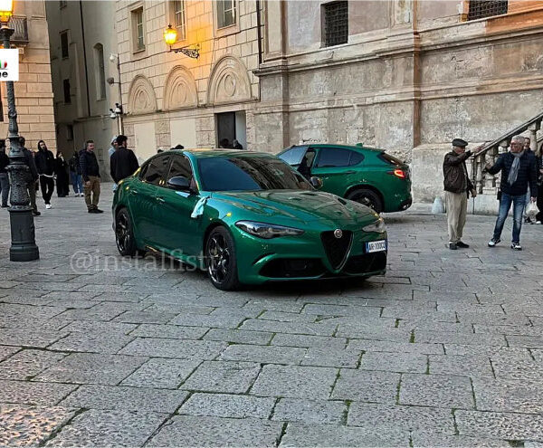 Update Alfa Giulia en Stelvio Q gespot in Palermo tijdens shoot
